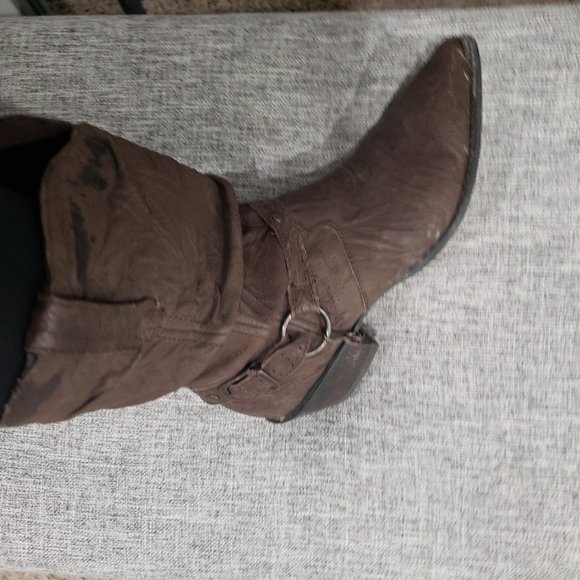 Crush by Durango Brown Women's Cowboy Boots - Picture 3 of 3